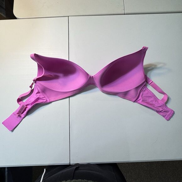 SKIMS Wireless Form T-Shirt Demi Bra in Fuchsia - Sz 42DD - Picture 3 of 7